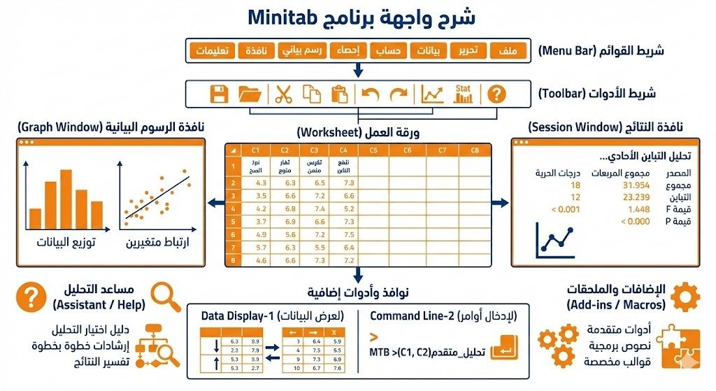 شرح برنامج Minitab